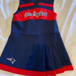 New England Patriots cheerleader uniform (one piece)